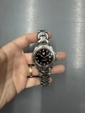 Tag Heuer Professional Link Diamond Hour Markers - Black Dial - 200 Meters 2