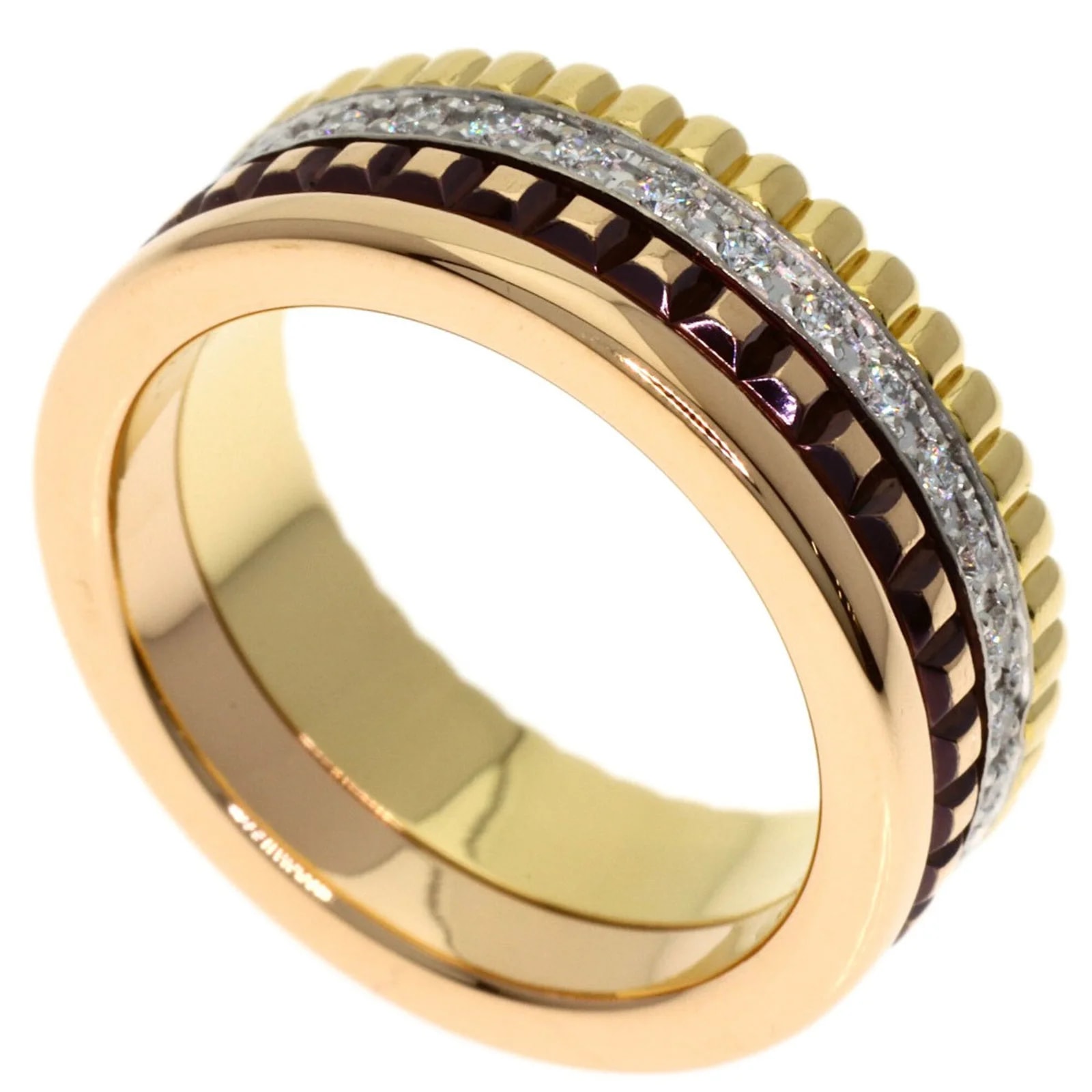 Boucheron — Boucheron White Gold Yellow Gold (18K) White Gold (18K) Band — Jewelry — resale