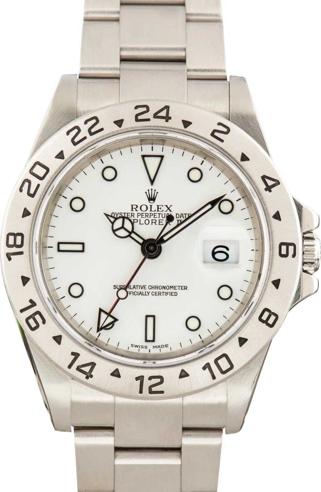 Rolex — Stainless Steel Rolex Explorer II Polar Dial Ref 16570 — Watch — resale