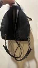 Fendi Monster Backpack Leopard Chain Strap Authentic New 2