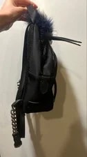 Fendi Monster Backpack Leopard Chain Strap Authentic New 3