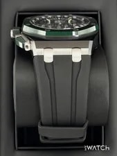 NEW 2025 Audemars Piguet Royal Oak Chroograph 43mm 26420CE Ceramic Green Dial 4