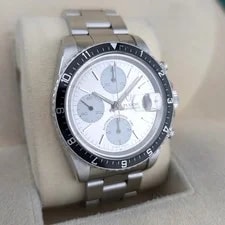 Tudor 79160 Oysterdate Big Block Silver Albino Dial 40mm 1992 3