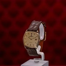 Jaeger-LeCoultre 18K Gold Cushion Automatic Date 5000.21 2