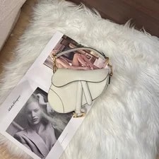 Dior — Dior Authentic Saddle 21*18*5cm Free Tracked Shipping — Handbag — resale
