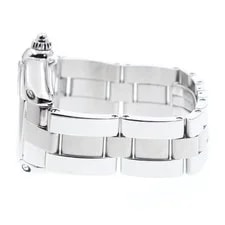 Cartier Roadster LM W62000V3 37mm SS Silver #C5659 2