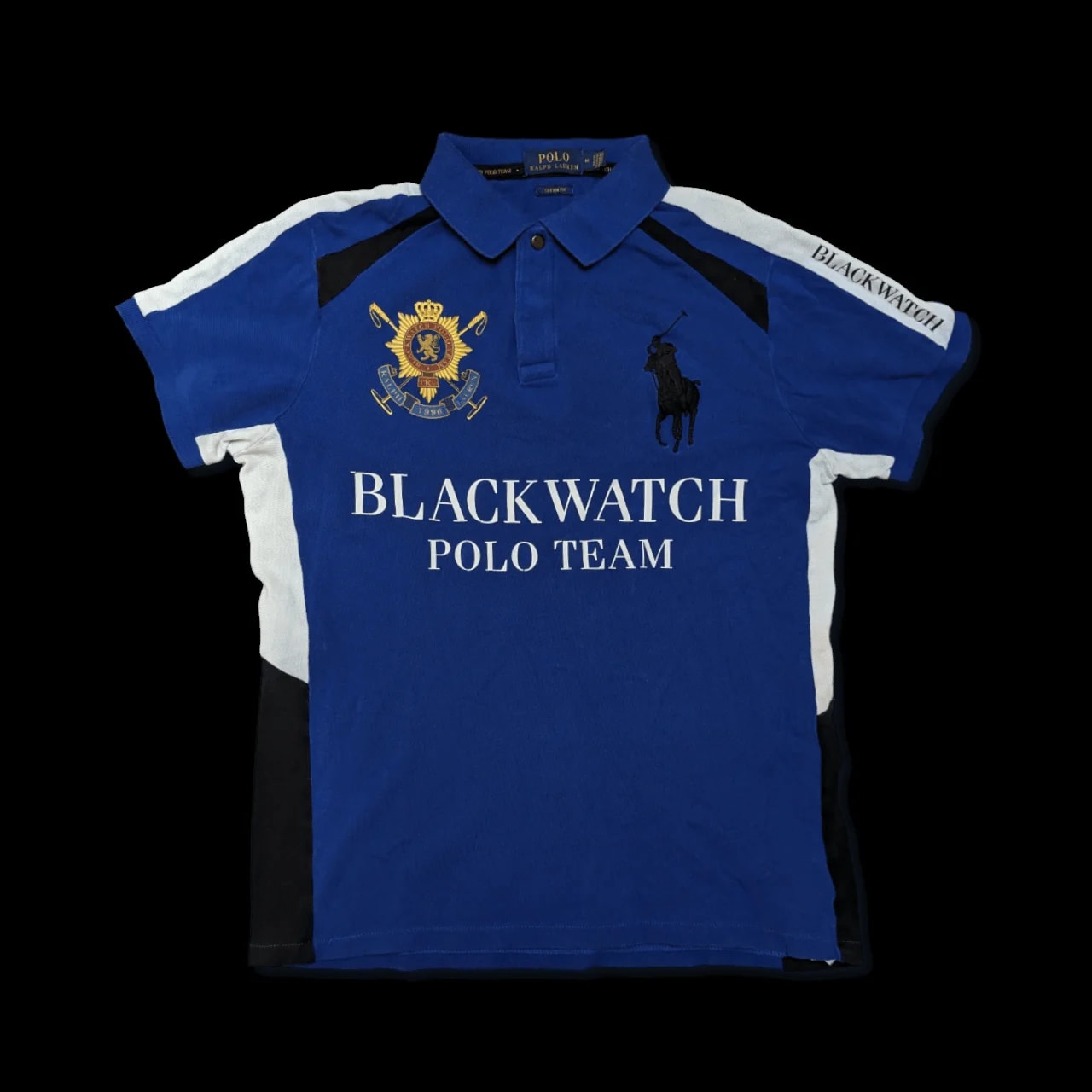 Y2K Chief Keef Ralph Lauren Blackwatch Polo Team — streetwear — deal