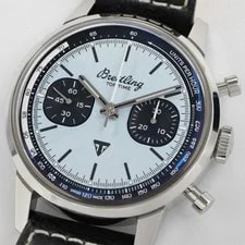 Breitling Top Time Triumph A23311121C1X1 Chronograph SS Leather 3