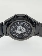 Casio Digital Analog Stainless BLK SS TRN 50ZE 1AJR From Japan 3