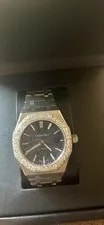 Audemars Piguet Royal Oak Automatic Blue Dial Diamond Bezel Stainless Steel 2