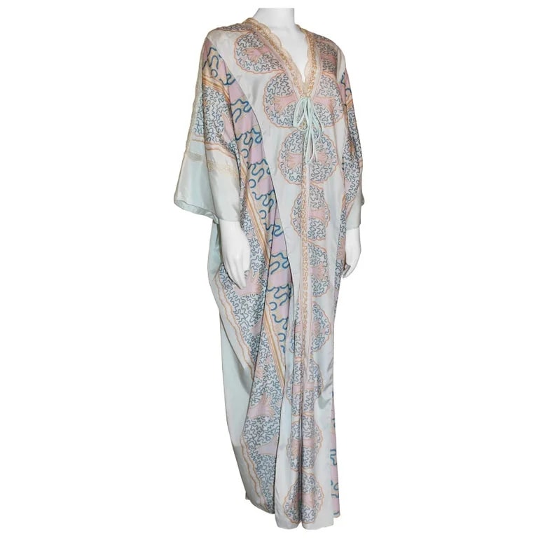 Dame Zandra Rhodes — Zandra Rhodes Printed Caftan — Designer Shoe — resale