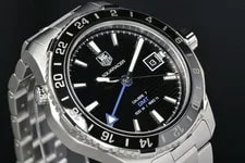TAG Heuer WAK211A.BA0830 Aquaracer 500M Caliber 7 GMT From Japan #054 2