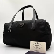 Prada Mini Boston Triangle Logo Excellent Condition 2