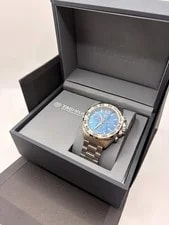 TAG Heuer 43mm Formula 1 Chronograph CAZ101K Blue Dial Quartz 3