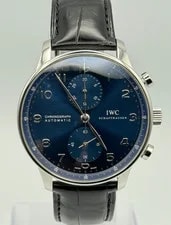 IWC — IWC Portugieser Chronograph 41MM IW371491 Blue | | Discontinued — Watch — resale