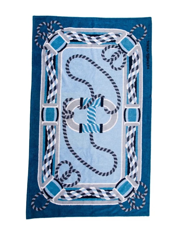 Hermès — Canoe H Beach Towel — Furniture — resale