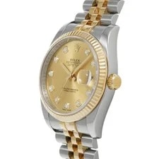 Rolex Datejust 116233G 36mm Stainless Steel Champagne #WW3466 2