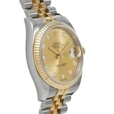 Rolex Datejust 116233G 36mm Stainless Steel Champagne #WW3466 3
