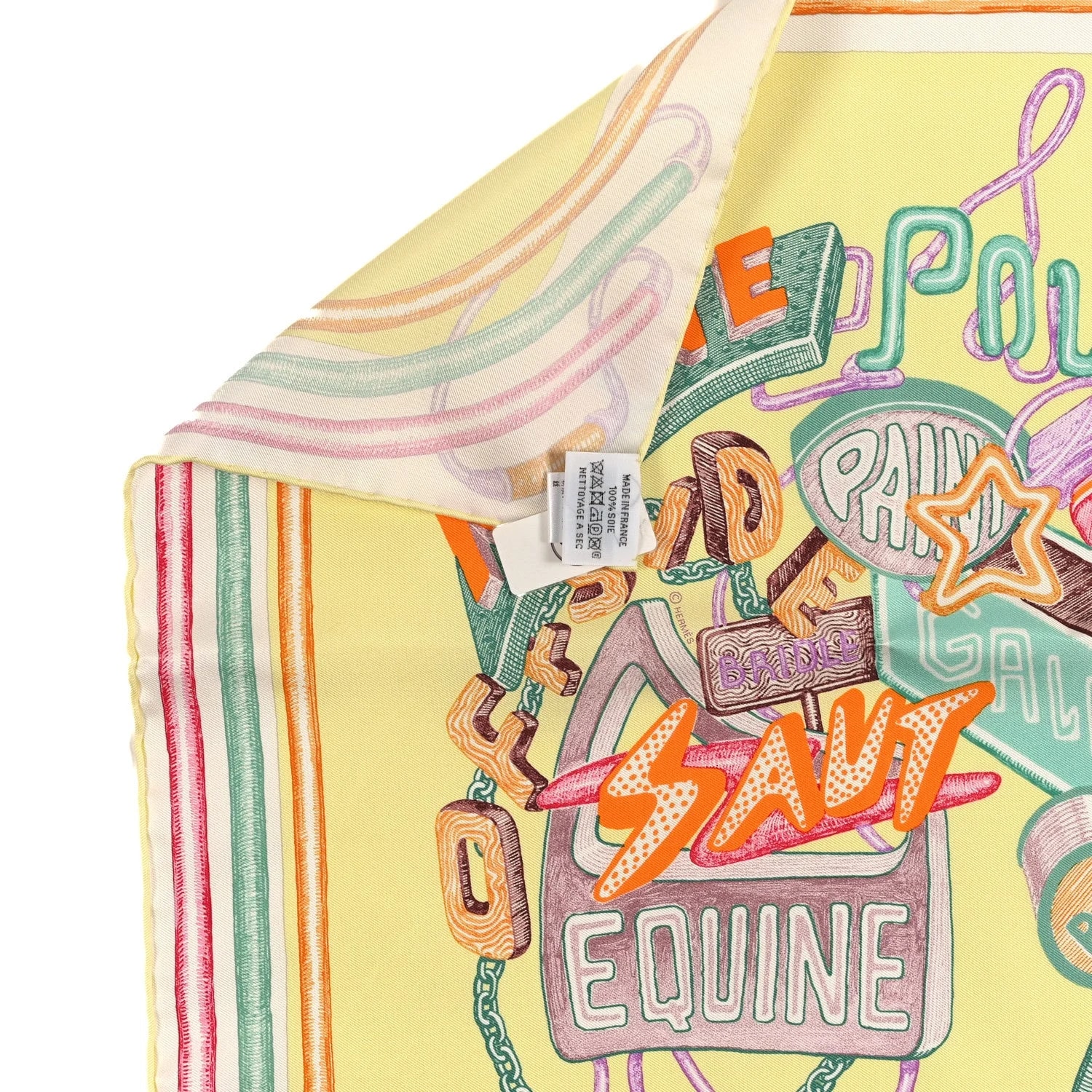 Chevaloscope Neon Scarf 45 Soufre 3