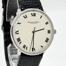 IWC Schaffhausen White Manual 34mm Working From Japan 2