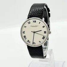 IWC Schaffhausen White Manual 34mm Working From Japan 3
