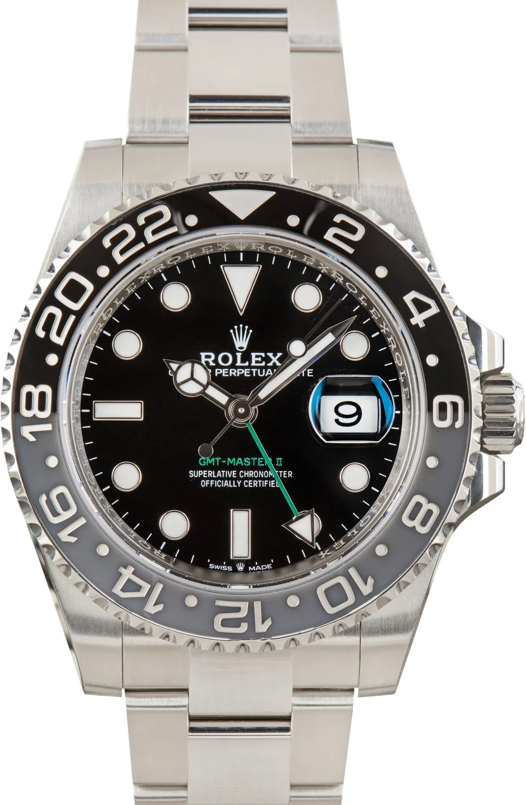 Rolex GMT-Master II Ref 126710GRNR Steel Bruce Wayne 4