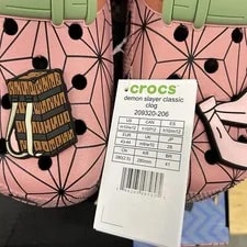 Demon Slayer Crocs Classic Clogs US Sz 10M/12W Nezuko in Hand New 4