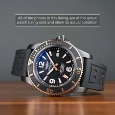 Box & Card Red Gold & DLC Steel Breitling Superocean 46 U17368221B1S1 / U17368 2