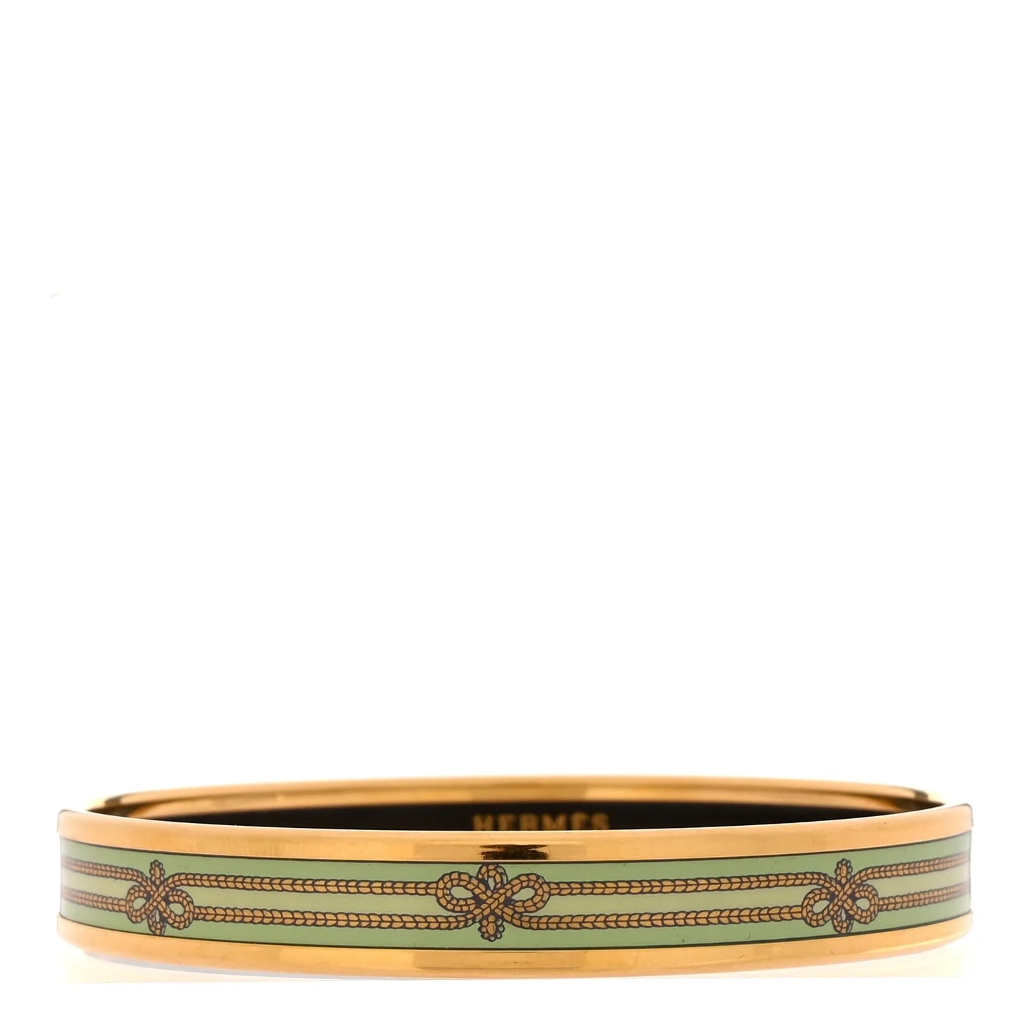 Hermès — Enamel Printed Rope Narrow 65 — Jewelry — resale