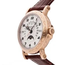 Patek Philippe Grand Comp Retrograde Hand Engraved Auto 38mm 5160/500R-001 2