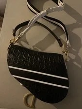 Christian Dior Embossed Vibe Saddlebag 3