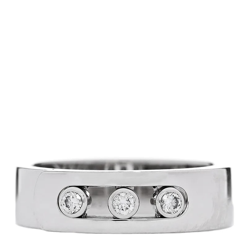 Messika — 18K White Gold Move Noa Band 53 6.5 — Jewelry — resale