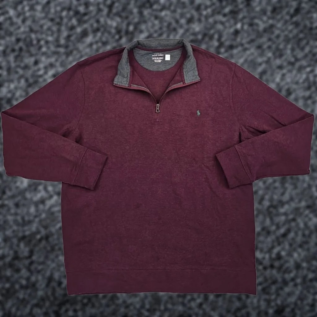 Polo Ralph Lauren — Polo Ralph Lauren Sweater XLT 1/4 Zip Pullover Classic — streetwear — resale
