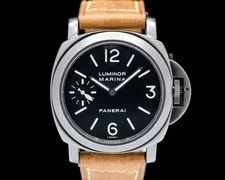 Panerai — Panerai PAM00004 Luminor Marina Black PVD SS Black Dial — Watch — resale