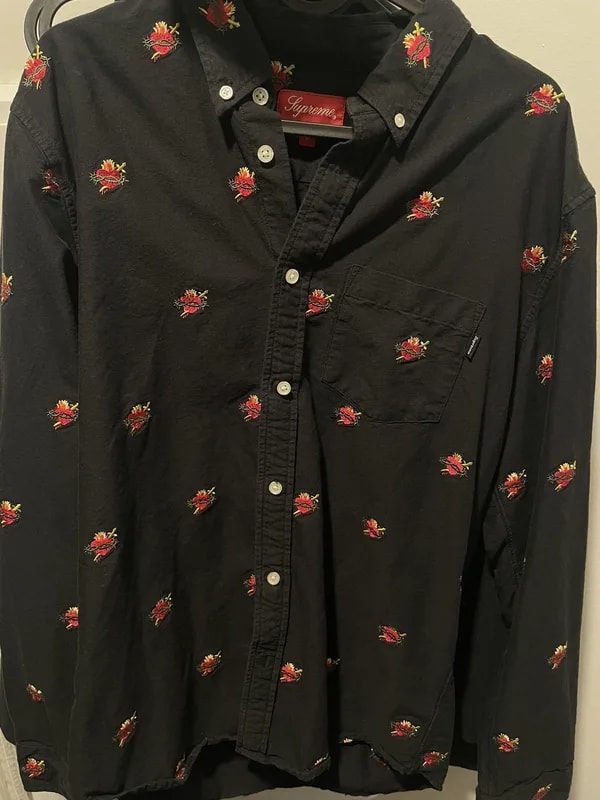 Supreme — Supreme Sacred Heart Shirt Button Up — streetwear — resale