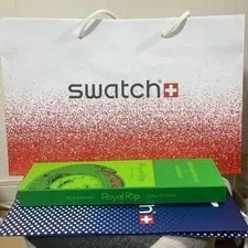 Audemars Piguet X Swatch — [New] Audemars Piguet X Swatch Royal PoP Green Eight — Watch — resale