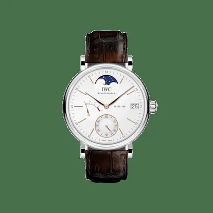 IWC Schaffhausen Portofino Hand-Wound Moon Phase 18K Rose Gold 4