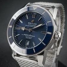 Breitling Superocean AB2020 Blue 46mm Steel Bracelet, Extra Strap, Box & Papers 2