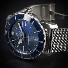 Breitling Superocean AB2020 Blue 46mm Steel Bracelet, Extra Strap, Box & Papers 3