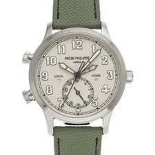 Patek Philippe — Patek Philippe Calatrava Pilot Travel Time 5524G-010 42mm Ivory #WW3869 — Watch — resale