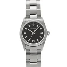 Rolex — Rolex Oyster Perpetual 77080 31mm Stainless Steel Black #WW2243 — Watch — resale
