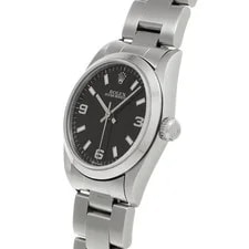 Rolex Oyster Perpetual 77080 31mm Stainless Steel Black #WW2243 2