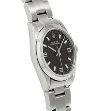 Rolex Oyster Perpetual 77080 31mm Stainless Steel Black #WW2243 3