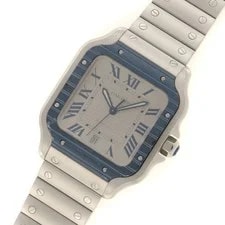 Cartier Santos de LM WSSA0047 Stainless Steel 39.8mm Silver Dial #DW2633 2