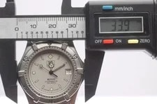 TAG Heuer Professional 2000 962.213 34mm Silver Dial Qz 4