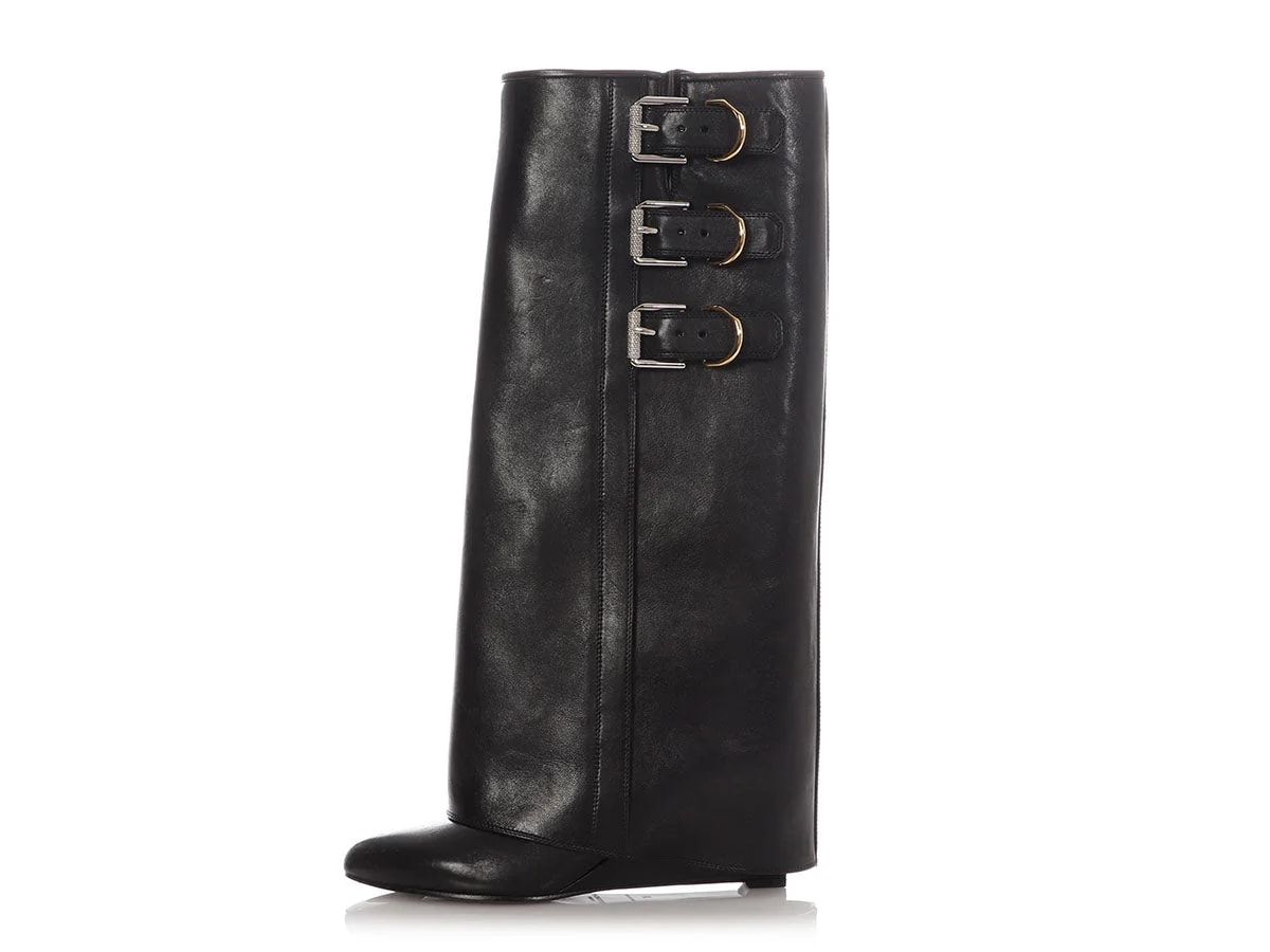 Givenchy — Givenchy Shark Lock Buckle — Designer Shoe — resale