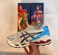 9.5US Kith Marvel Capcom Asics Gel-Kayano 14 2