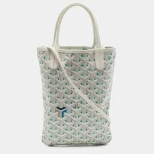 Goyard — Goyard WhiteGreen and Poitiers Claire Voice — Handbag — resale