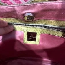 Fendi Perforated Strap Snap Closure Hardware 4