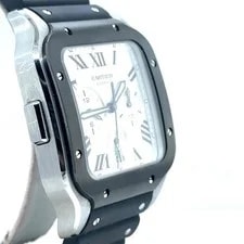 Cartier Santos XL Automatic 43mm Black Adlc Stainless Steel WSSA0017 3